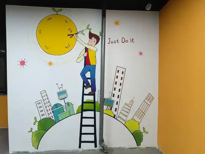 漫画墙绘几米漫画墙绘卡通墙绘海豚墙绘