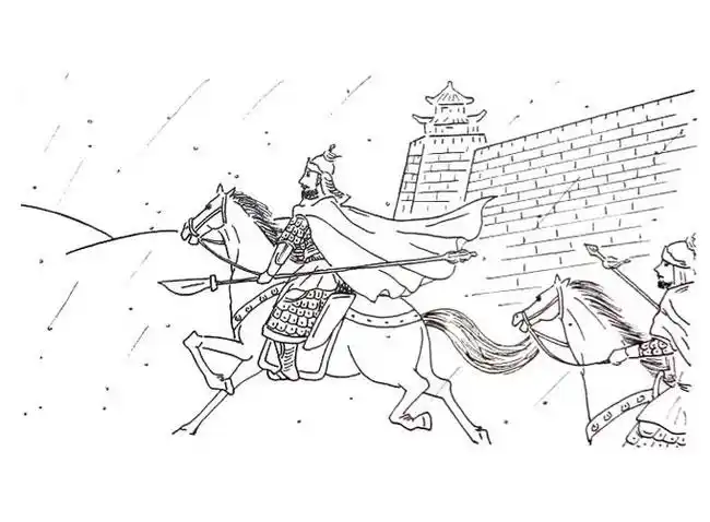 古战场简笔画古战场简笔画步骤图片大全