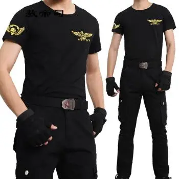武警特警服迷彩服套装男特种兵野战三件套夏季衣服战狼