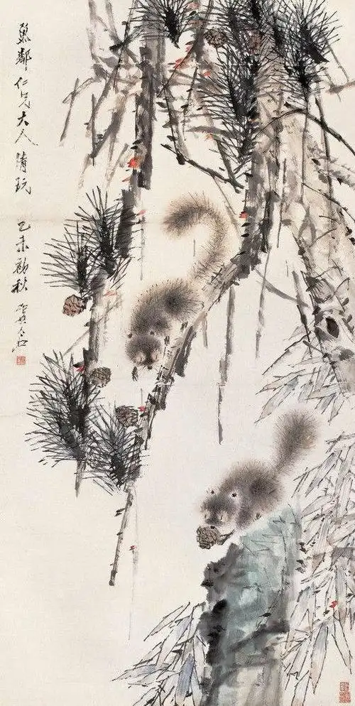 晚清画苑第一家虚谷花鸟作品欣赏