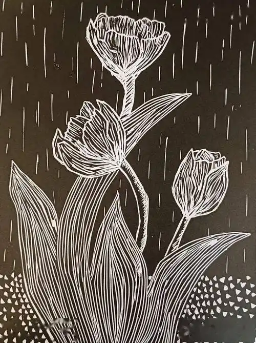 "八一,瑞林"校联体开展美术教师小版画创作研训活动_cm_教学_木刻