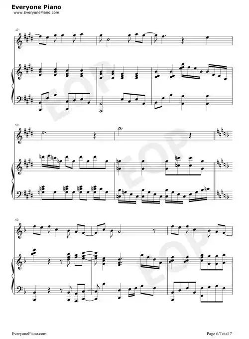 人质-伴奏-蒙面唱将李琦完美献唱惊艳全场五线谱预览6-钢琴谱文件