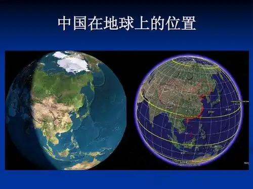 中国在地球上的位置
