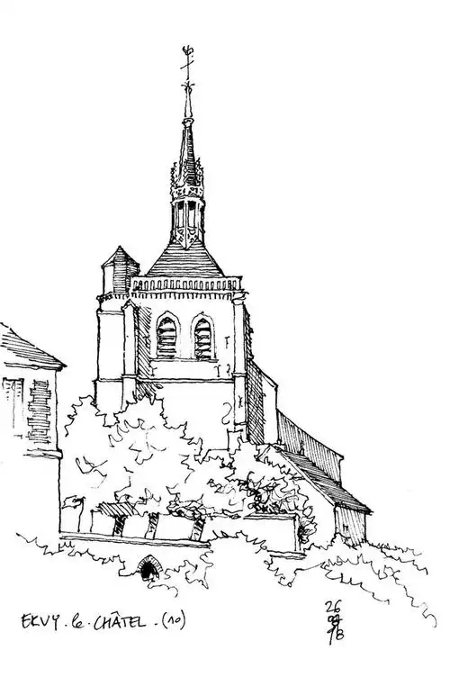 国外大师建筑手绘素描速写绘画329