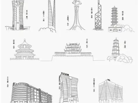 长沙标志建筑简笔画长沙ifs大厦t1简笔画看过该简笔画的同学还看了