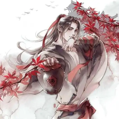 动漫男头古风酒