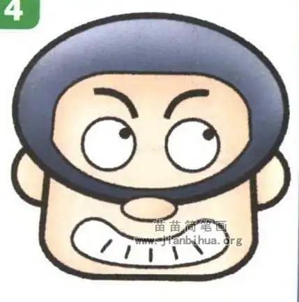 三个小偷的故事简笔画