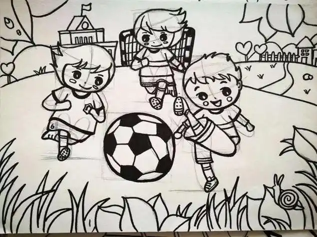 《美好的生活》2015最新六一儿童节画画大全画展我的幸福童年⑥群力