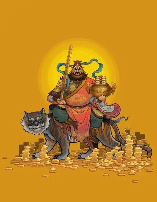 是农历三月十五  也是武财神赵公明的诞辰日90  祝财神爷生日快乐!