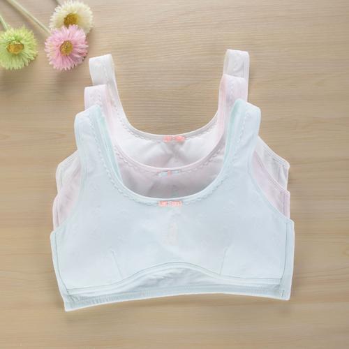 16文胸衣纯棉15岁女孩薄款初中学生小背心女生发育期少女内衣14