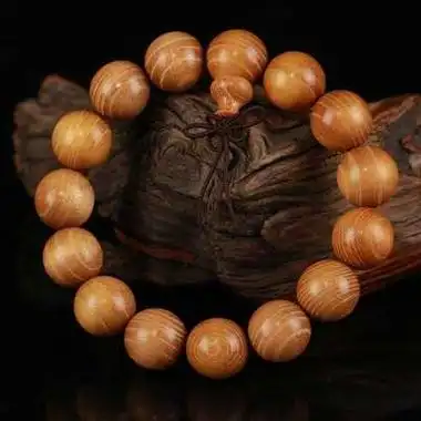 山东柘木手串老料柘木原木手串女木质108颗男士手串精品柘木老