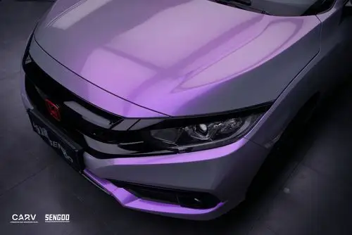 双色糖果灰魅紫6695 本田思域