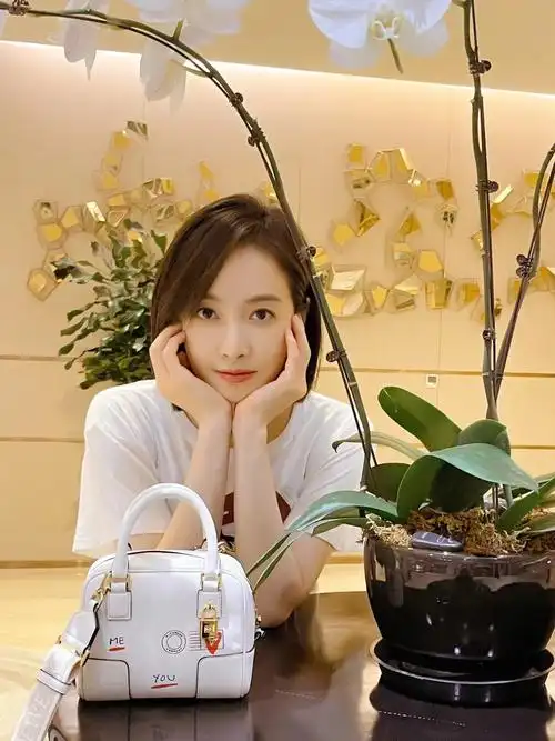 演员宋茜演绎loeweamazona手袋