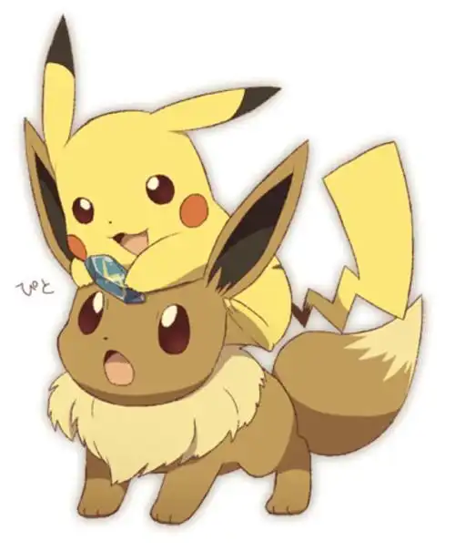 皮卡丘简笔画伊布