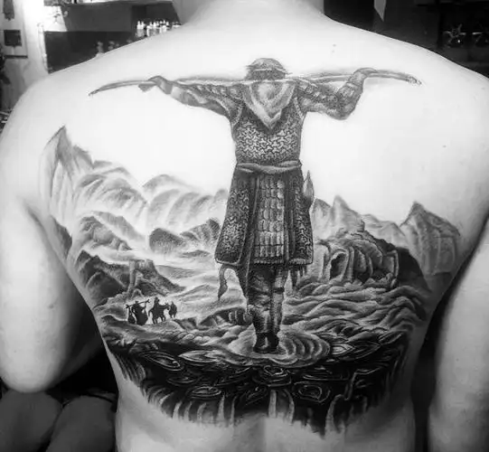 大话西游,至尊宝纹身图片