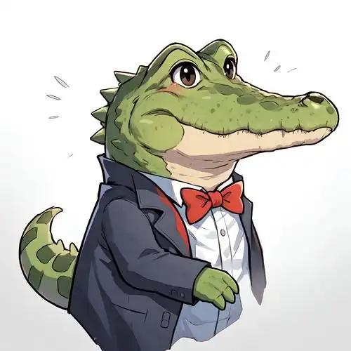 卡通鳄鱼头像🐊