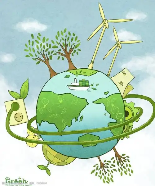 绿色环保海报设计图片