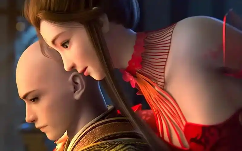 倩女幽魂手游cg动画绝色美女深夜拜访小和尚