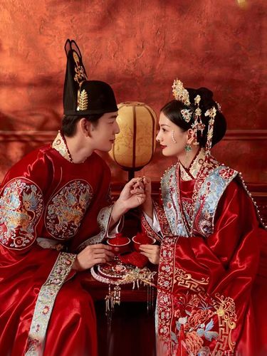 明制汉服结婚花嫁古装中式新娘婚服 帛闻汉服