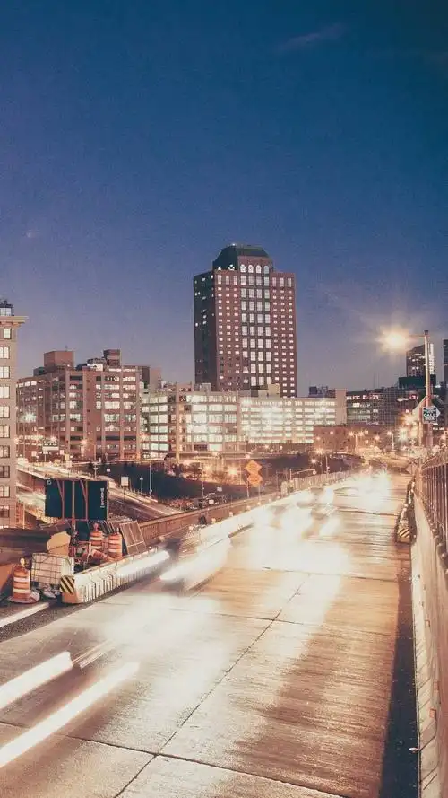 城市夜景灯火辉煌