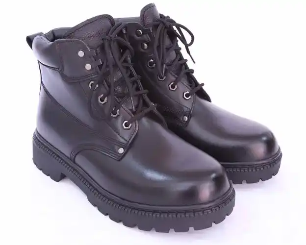 产品展示_包头西蒙皮业_内蒙警用棉皮鞋