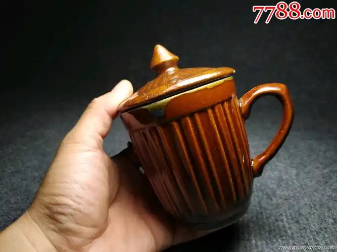 大茶杯老茶具盖杯老瓷器老摆件古董古玩老物件民俗怀旧