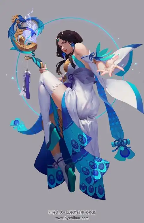 高质量 女性游戏角色原画设定参考素材分享 154p - 不移之火资源网