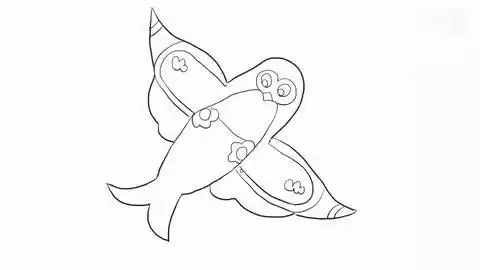 燕子风筝简笔画儿童