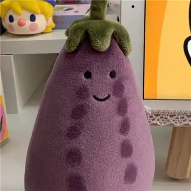 超级可爱的玩偶茄子表情包_上热门的茄子可爱表情包_三千图片网