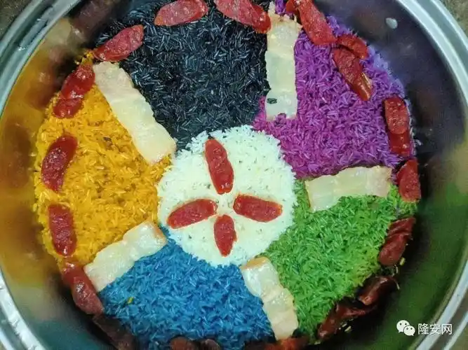 隆安三月三五色糯米饭又美出新高度