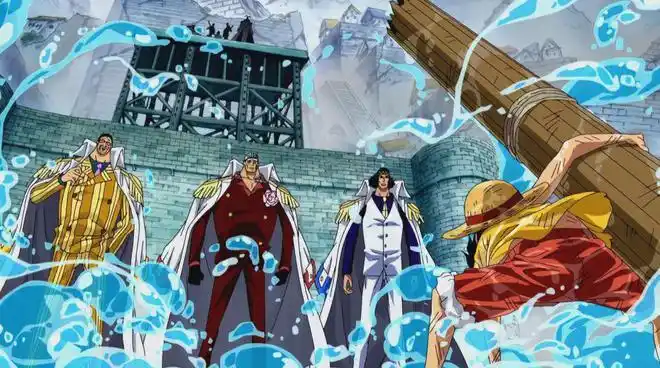 海贼王顶上战争中如果战国不给红发面子海军能够获胜吗