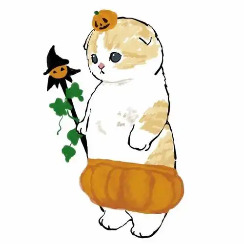 2020最流行微信万圣节可爱猫咪头像
