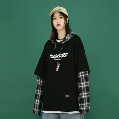 热销oversize外套女bf风 街头 学生