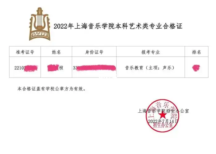 浙江音乐学院录取