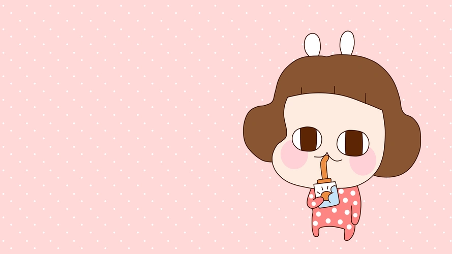 iphone壁纸 萌物 可爱 背景 高清桌面 简单壁纸 宽屏 韩系 女孩