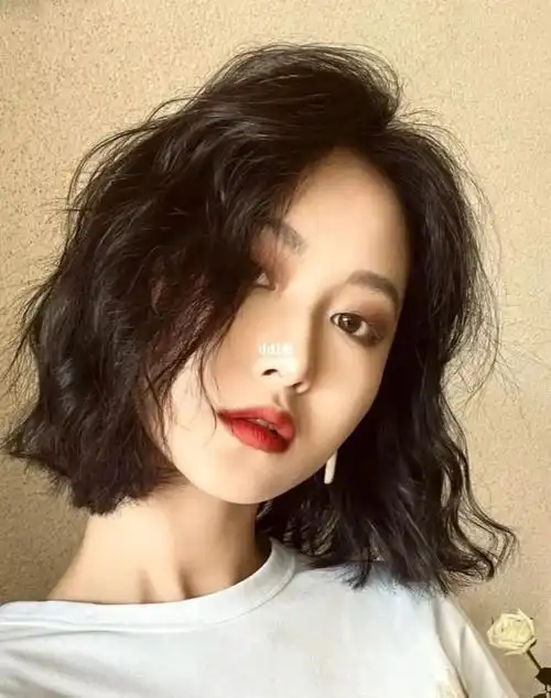 短发烫发