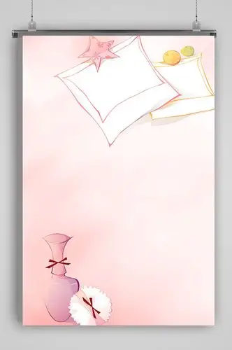 简约粉色情书背景-众图网
