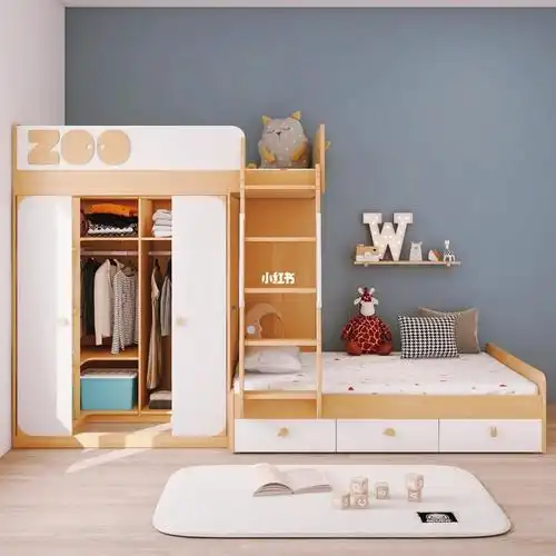 带衣帽间的高低床,黄昏时候最美