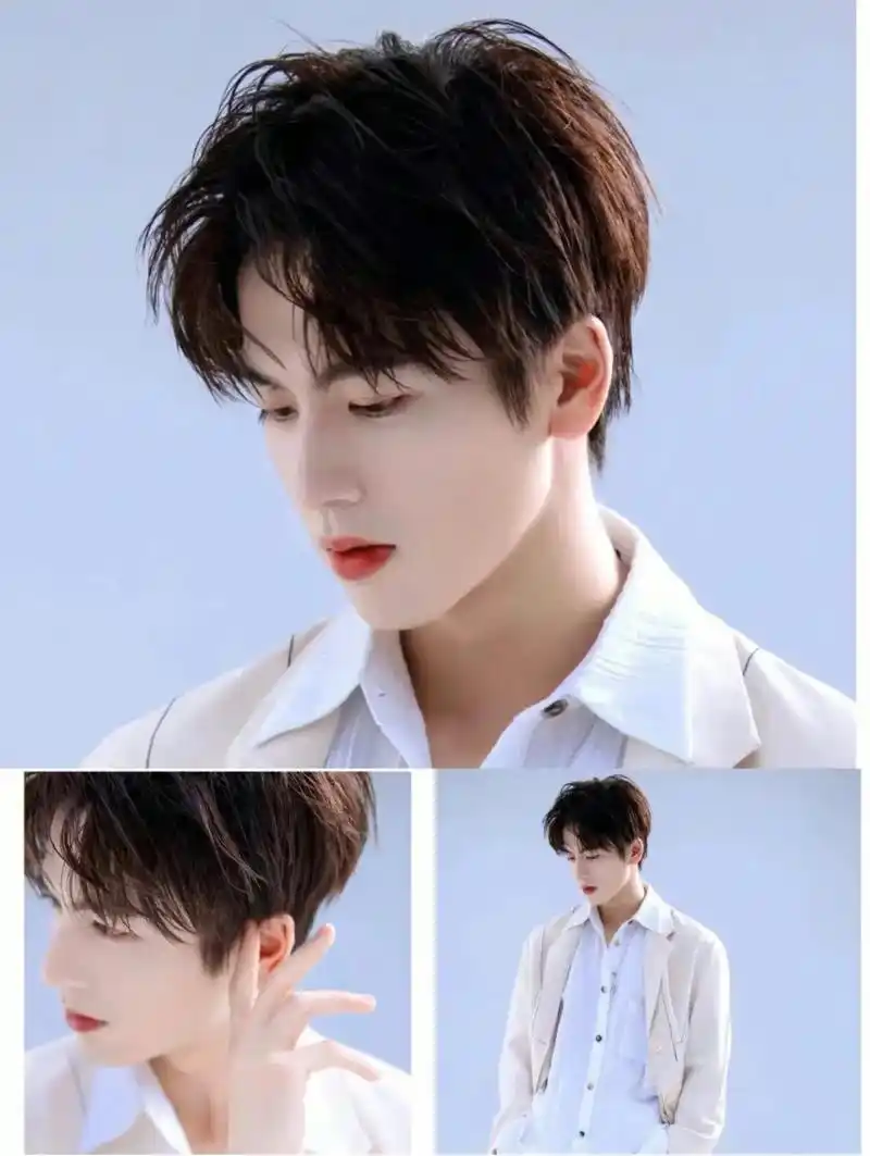 微分碎盖.适合菱形脸,方脸,下巴短,额头窄的男生推荐试一 下 - 抖音