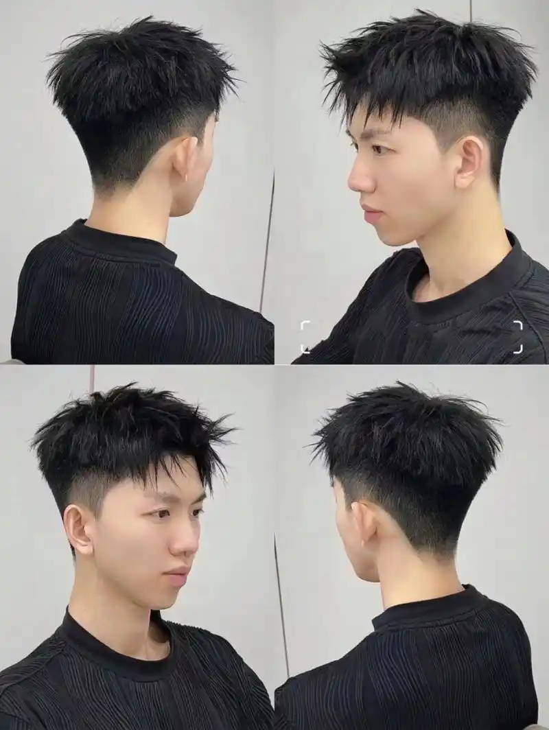 南京男士理发 男生摩根烫 男生前刺头 男生钢夹烫 男生发型#南京男士