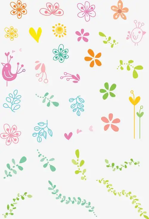 卡通花纹图案设计