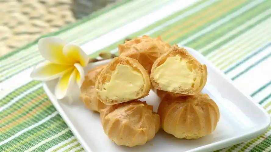 美味可口的甜点泡芙美食图片桌面壁纸,美桌网专注于电脑,手机桌面壁纸