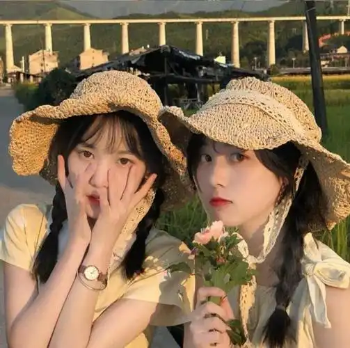 「真人闺蜜头像」好看的闺蜜头像,还差一对好看的小仙女来换