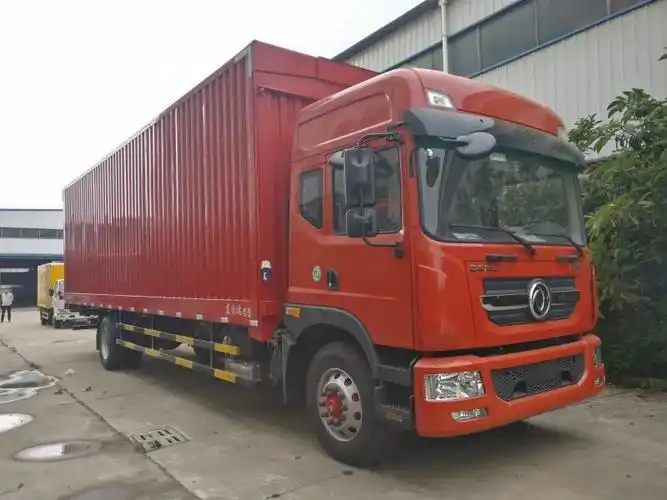 大单桥9米8翼开启厢式车东风d12飞翼货车价格_翼开启厢式车_宝亚达