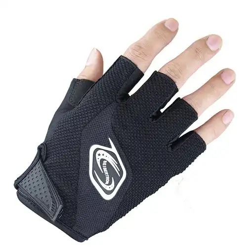 热卖户外儿童自行车平衡车轮滑运动单车骑行半指硅胶手套男绝地求生女