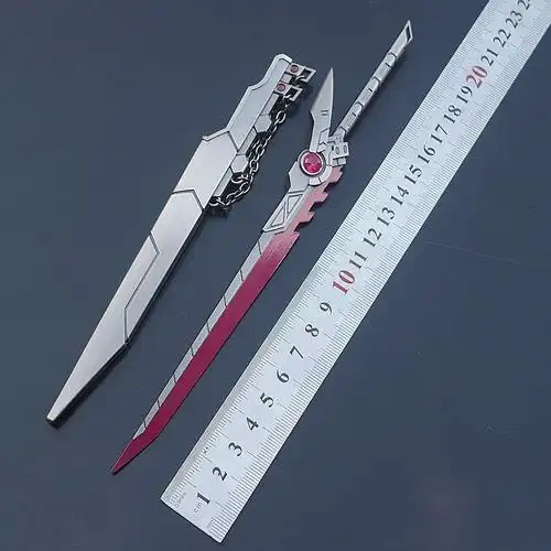 英雄周边武器联盟剑豪亚索源计划合金动漫刀剑玩具模型金属小挂件