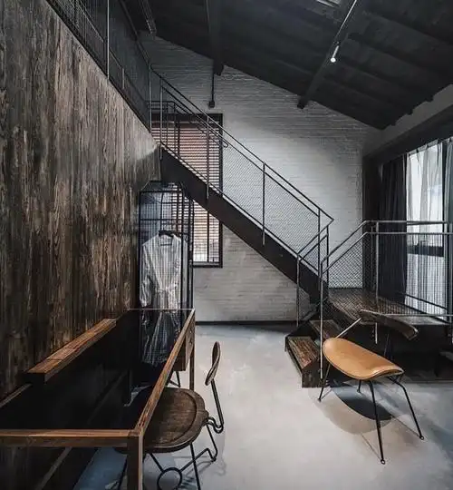 复古工业风的复式loft大户型这样的装修真的少见