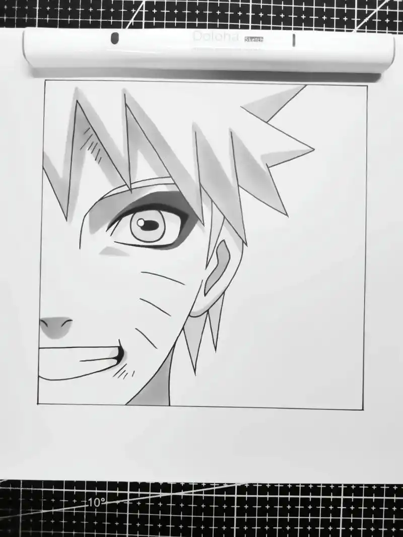 教你画火影 73火影忍者系列动漫人物手绘～鸣人 73鸣人上色已完成