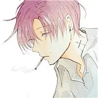 抽烟动漫男头动漫二次元烟瘾少年头像图片