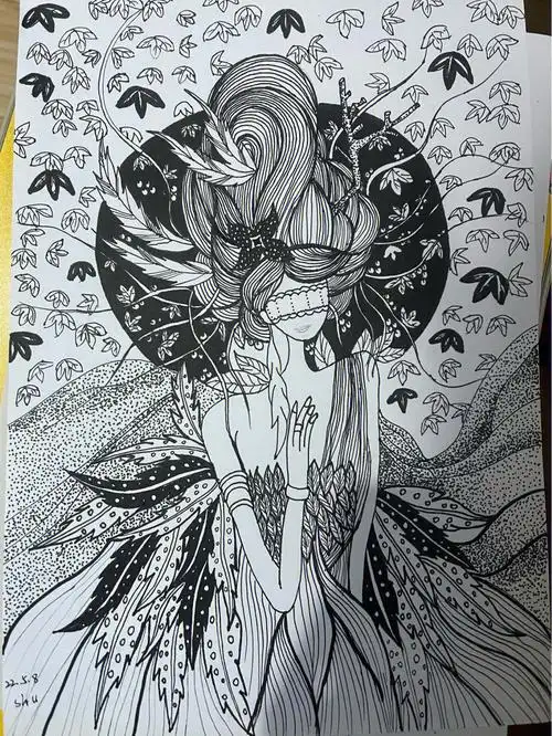 线描人物画 控笔练习